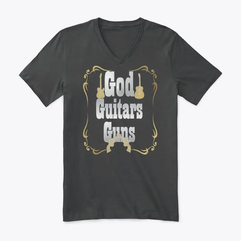 God Guitars Guns Silver