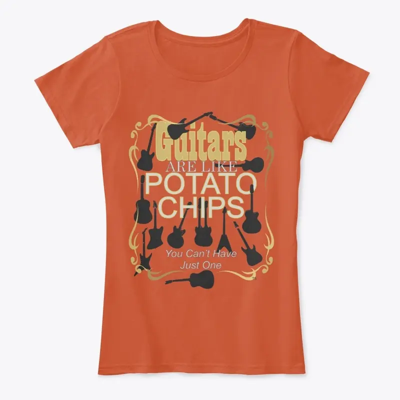 Guitars Potato Chips